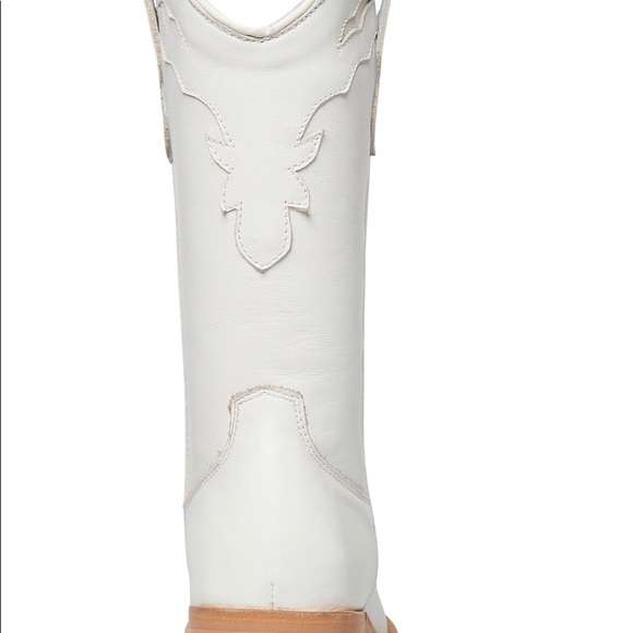NWT Steve Madden White Laredo Western boot+Cowboy+Cowgirl Boot+Leather+7+7.5+8 - Picture 2 of 4